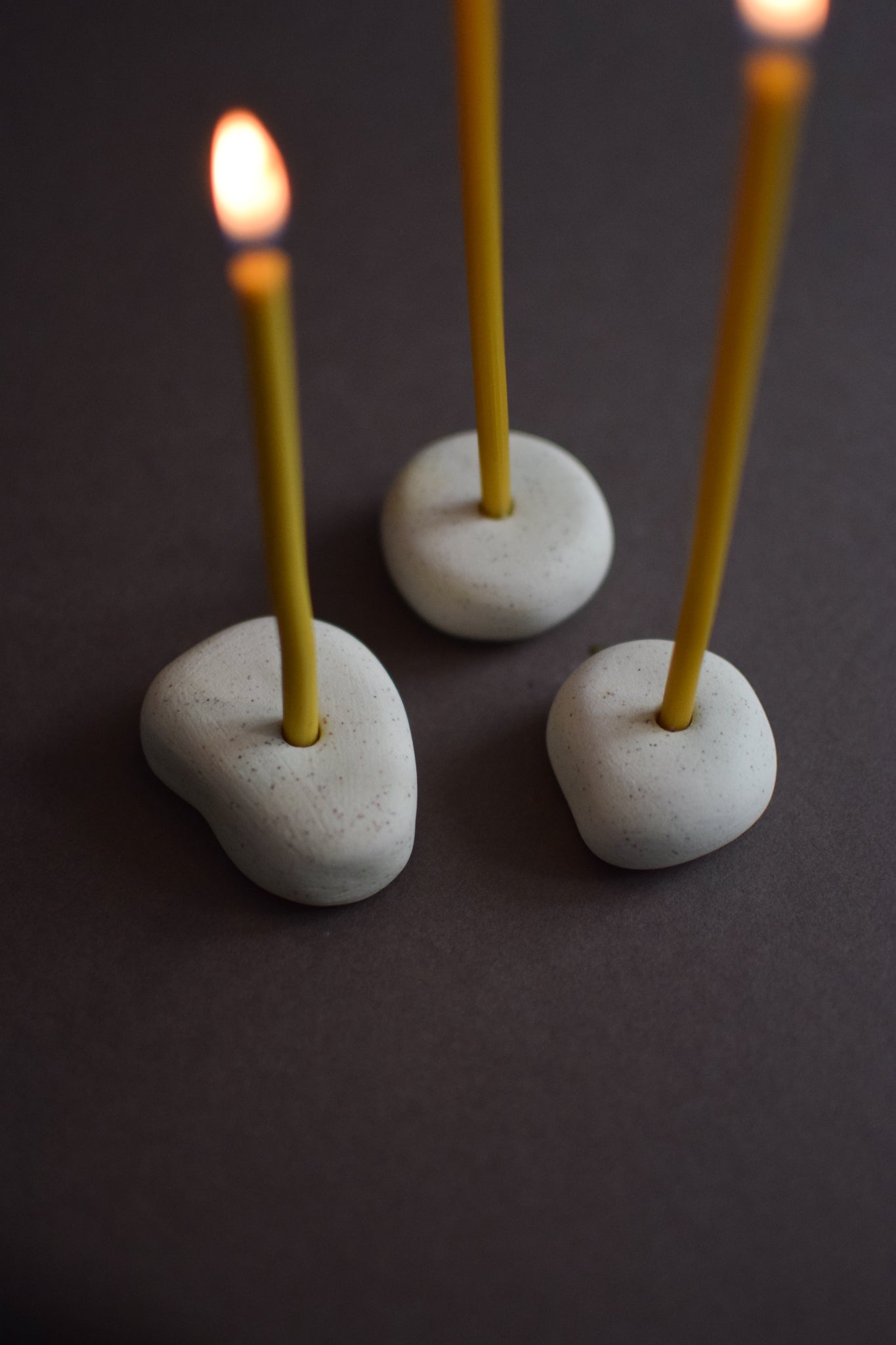 Small candle holders + candles